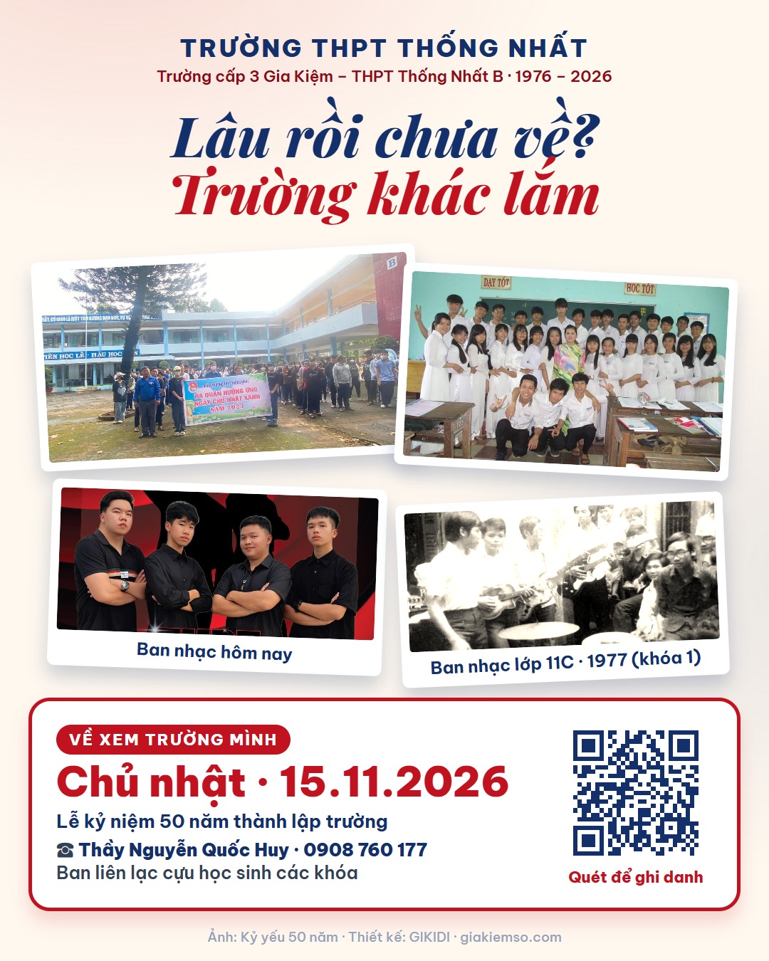 Lâu rồi chưa về? Trường khác lắm