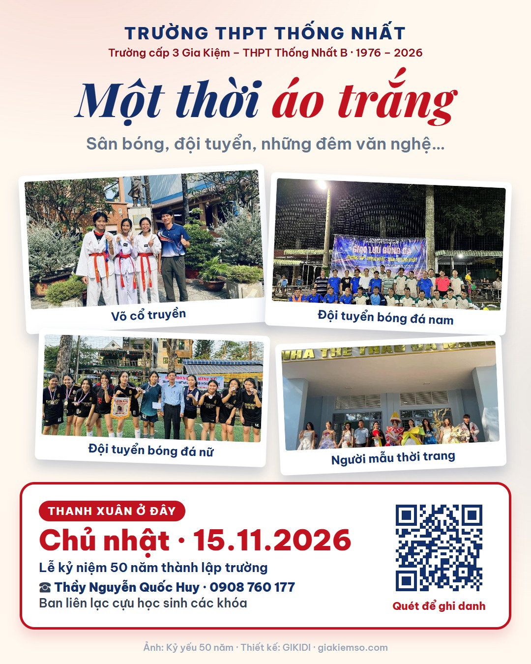 Một thời áo trắng — võ cổ truyền, đội tuyển bóng đá, thời trang